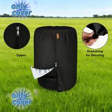 1pc Yard/Garage Tire Protection Cover, Fits 3-5 Tires Diameter 20-27 Inch, Dust Cover Only