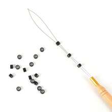 Agulha Peixinho Para Aplicação Microlink em Mega Hair - Caramelo - Visão 2