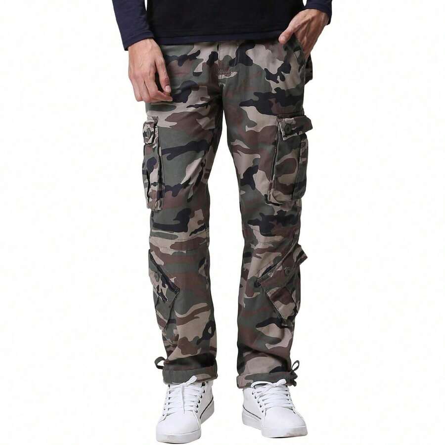 Pantalones cargo para hombre - Max gris - Ver 1