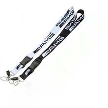 Cordón para llaves de coche, portaidentificaciones, correa para el cuello de teléfono móvil, llavero de coche para Mercedes Benz AMG C E S ML GLK GLE GLS GLC SLK W177 W176