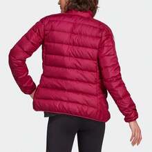 Adidas Stand Collar Warm Slim Down Jacket Outdoor Quilted Lightweight Down Jacket CG Winter Women's Red GH4597 - Red - View 5