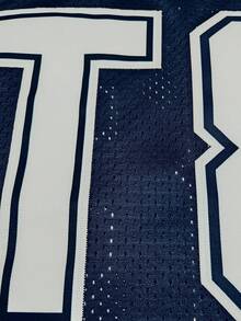 KTYSDE McRae T8 复古橄榄球球衣，刺绣复古美式橄榄球衫，T8 音乐灵感设计，时尚运动服，球迷必备，舒适耐穿，理想礼物，男女皆宜 - 藏蓝色 - 查看 5