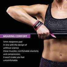 2Pcs Adjustable Weightlifting Wrist Straps Non-Slip Strength Training Fitness Lifting Support Gym Booster Bands Sports Grip