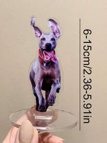 定制宠物亚克力立牌，个性化宠物亚克力立牌，定制狗狗亚克力立牌，亚克力照片剪纸，猫咪照片立牌，个性化照片礼物，周年纪念礼物（男女皆宜），照片雕塑，肖像礼物，节日日历，家居装饰客厅 - 寵物立牌 - 查看 10