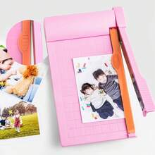 Cortador de Papel Rosa, Guillotina Recortadora de Papel, Cortadora de Papel de Guillotina, Cortador de Papel Fotográfico 13931, Cortador de Papel Pequeño - 1 - Ver 2