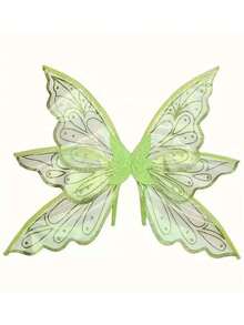 Fairy Wings For Adults Dress Up Sparkling Sheer Wings Butterfly Transparent Fairy Wings Costume For Women Costume Angel Wings For Women,Christmas Wings. - Multicolor a - View 7