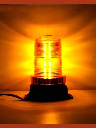 30LED Car Forklift Auxiliary Light Flash Amber Top Light Warning Light Engineering Emergency Flash Suitable For Lawn Mowers, Forklifts, Trucks, Golf Carts