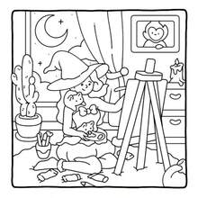 35 صفحة "سيدات ساحرات": كتاب تلوين للبالغين والمراهقين يتضمن فتيات جميلة، سحر الساحرات وحياتهن، ومشاهد مريحة للاسترخاء، مناسب كهدية لعيد الميلاد والكريسماس وعيد الهالوين