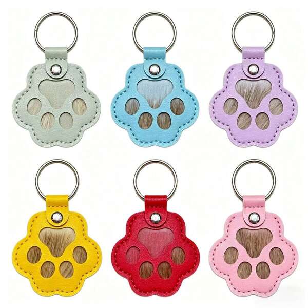 1pc Pet Hair Collection Keychain, Cat/Dog Hair Storage Bag, Pet Hair Collection Hanging Accessory, Pet Supplies, Pet Memorial, Christmas Gift