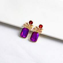 New Arrival Bestselling Crystal Bow Minimalist Elegant Rhinestone Earrings, Versatile Women Jewelry