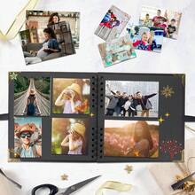 Scrapbook 8x 8 Inch Scrapbook Album 60 Pages Your Scrapbooking Albums Wedding And Anniversary Family Photo Album Black