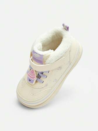 Balabala Kids' Fleece-Lined Learning Canvas Shoes 2025 Spring/Fall For Boys & Girls