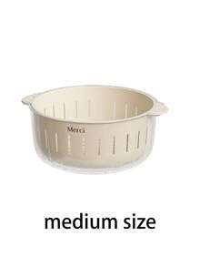 1pc 2-In-1 Double-Layer Drain Basket,2-In-1 Easy-To-Use,Vegetable Dryer,Fruit Drain Container With Handle,Refrigerator Freshness Basket,Fruits And Vegetable Washing Basket,Drain Basket,Vegetable Drain Basket - Multicolor - View 16