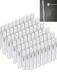 50pcs Mini Fine Mist Spray Bottles - 0.07oz/0.1oz/0.17oz Clear Plastic Perfume Atomizers, Refillable And Portable Travel Containers, And Unscented, Fine Mist Spray Perfume Dispenser - Multicolor - View 10