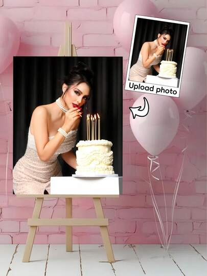 Customized Birthday And Wedding Welcome Banner Poster, Customizable Text And Images, Suitable For Birthday Parties And Wedding Decorations - Printed Foam Board For Birthday Party, Wedding Table Decor, Welcome Display Banner, Event Entrance Decoration