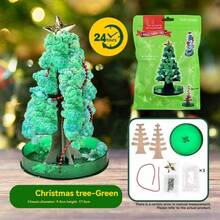 1pc Christmas Tree, Magic Watering Growth Creative Magical Crystal Tree DIY Handmade Toy Paper Tree Blossom