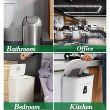 - 240 bolsas de basura pequeas y transparentes de 2.6 galones, bolsas de basura fuertes, revestimientos para contenedores de basura de bao, sin perfume, bolsas de plstico para oficina, revestimiento de cesta de residuos, apto para 4.5 - 10 litros, 0.5 - 2.6 galones - 3 colores multicolor de 2.6 galones - Ver 7