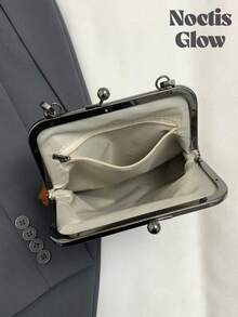 Leather Crossbody Bag For Women, Retro Style Mini Handbag With Adjustable Shoulder Strap, Solid Color Lightweight City Tote , Top Handle Handbags, Shoulder Bags, Crossbody Bags,Fashionable And Versatile, Suitable For Commuting And Dating - 彩色 - 查看 8