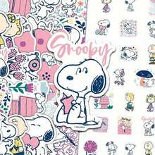 SNOOPY 50pcs  Graffiti Stickers Anime Decoration Children's Handbooks Car Skateboards Waterproof Stickers,Christmas Gifts ﻿ - Multicolor - View 1