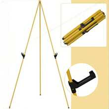 Lightweight Foldable Portable Easel Display Stand, Metal Frame, Suitable For Weddings, Birthdays, Anniversaries, Holiday Parties And Outdoor Painting & Sketching - No Electricity Needed, Instant Floor Poster And Event Decor, Multipurpose Signage, Elegant Display, Durable Structure