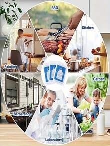 50/100 buc șorțuri de unică folosință, plastic PE gros, impermeabile, rezistente la ulei, potrivite pentru catering, oală fierbinte, grătar, adulți, ambalate individual, impermeabile, durabile, aplicabile pentru gătit, pictat și luat masa în aer liber