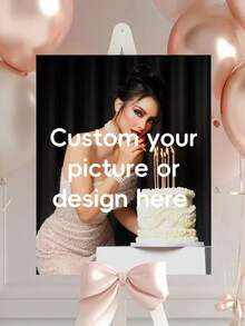 Customized Birthday And Wedding Welcome Banner Poster, Customizable Text And Images, Suitable For Birthday Parties And Wedding Decorations - Printed Foam Board For Birthday Party, Wedding Table Decor, Welcome Display Banner, Event Entrance Decoration - Multicolor - View 7