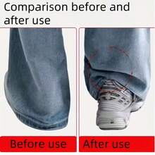 Unsichtbare Beinclips - nahtloser verdeckter Verschluss, verhindert Schleifen und Stolpern, einfach zu installierende Jeans- und Lässig Hosen-Versteller, in verschiedenen Farben erhältlich, hochwertige, dauerhafte Verschlüsse, Taillenzuziehende Kleidungsaccessoires, Taillenverstärker, glatt verarbeitetes Accessoire, transparente Hülle, Anti-Stolper, verdeckte Verschlüsse - Verschiedenfarbig - Übersicht 8