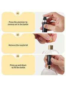 1 pièce/3 pièces/5 pièces Flacon de parfum de voyage 10 ml, vaporisateur de voyage rechargeable portable, flacon de recharge de parfum de voyage et distributeur de parfum de poche, flacon et vaporisateur de voyage, convient pour eau de Cologne, parfum, flacon de voyage, convient pour la salle de bain, les voyages, l'extérieur, les affaires, sans fuite - Multicolore - Voir 4