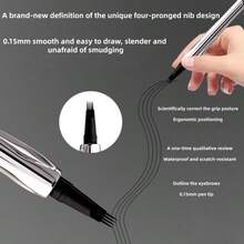 1PC Recommended Brow Pencil, Waterproof & Sweat-Proof, No Smudging, Defines Brow Hair Precisely, Suitable Proof, No Smudging, Defines Brow Hair Precisely, Suitabl…For Beginners With No Skills,Noël,Halloween,Decoration Noël,Decoration Automne,Makeup,Beauty,Brow Pen,Christmas,Stocking Fillers,Eyebrow Pencil Black,Eyebrows,Brown