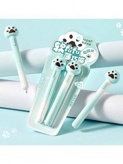 1 Pack, 2 Cats. The Cat Paws Press The Ballpoint Pen. The Cat Paw Design Is Soft And Fufu, Allowing For Easy Manipulation And Twisting. The Pen Refill Can Be Replaced. ST 0.5mm Tip. Smooth Writing, Quick-Drying Ink, High Appearance Quality. Cute Style Pen Suitable For Students For Taking Notes In Class. Suitable For Both Women, Teenagers And Children.