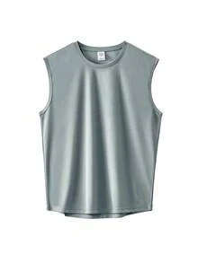 5-Piece Men's Summer Vest, Polyester Mesh, Refreshing And Breathable, Suitable For Running, Fitness, Basketball - 黑+深灰+淺灰+寶藍+紅酒 - 查看 10