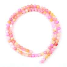 1 hạt ngọc bích vàng hồng tự nhiên, nhiều kiểu dáng và kích cỡ 4/6/8/10/12mm, phụ kiện làm đồ trang sức DIY cổ điển thanh lịch cho vòng tay, vòng cổ, mặt dây chuyền, phụ kiện điện thoại/chìa khóa, hạt bán buôn - Vàng hồng - Xem 10