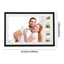 260 Mm Digital Picture Frames (2-PK), 1280x800 HD IPS Touch Screen Electronic Photo Frame, 32GB Memory, Auto-Rotate Portrait Or Landscape, Share Moments Instantly Via App, For Parents Friends