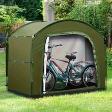 [Fits 2-3 Bikes] Extra Large Outdoor Bike Shelter Tent - UV Protection, Fits 2-2 Bikes, Portable & Foldable For Garage/Garden Storage
