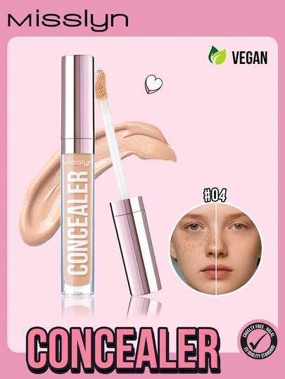 Misslyn MISSLYN-Concealer, Concealer, Liquid Concealer, Even Skin Tone, CONCEALER With Light-Reflecting Pigments And Moisturizing Complex, Multi-Use Concealer, Lightweight, Full Coverage, Long Lasting, Hydrates, Highlights, Creamy, Water Resistant, Long-Lasting, Smudge Proof, Creamy Texture, Long-Lasting, Full Coverag, Liquid Foundation, Cover Under Blemishes, Skin Discoloration, Brightening Nourishing, Y2K Makeup Party, Holiday