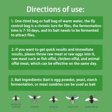 A Water-Soluble Bait Bag Fly Trap Without Bait, A Powerful Water-Soluble Fly Trap, An Outdoor And Courtyard Commercial Fly-Killing Wonder That Can Permanently Trap Fruit Flies And Mosquitoes