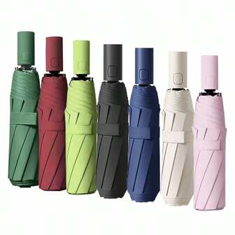 1 件/16 骨超大防风自动雨伞 - 便携防水折叠商务雨伞，适合雨天或晴天 - 非常适合户外活动和日常使用