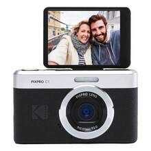 Kodak C1 Camera, 2.8-Inch Flip Screen, 13MP, 26mm Wide-Angle Lens, 1080P HD, Ultra-Thin Portable Selfie Digital Camera, Black Standard - Black Standard - View 7