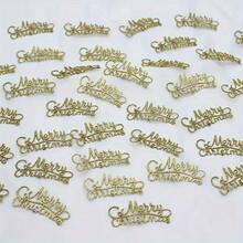 50/100/200pcs Christmas Theme Party Merry Christmas Paper Confetti Table Decor
