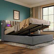 Bed Bases & Foundations - Grey + Velvet + 90cm*200cm - View 11