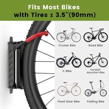 1 zestaw obrotowych uchwytów ściennych na rowery, pionowy wieszak ścienny na rowery, wieszaki na rowery do garażu, uchwyty ścienne na rowery górskie, stojak na rowery do garażu, udźwig do 66 funtów – łatwy montaż