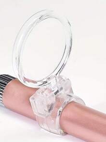 Glowing Diamond Brush With Magnifying Glass And 5 Shapes Of Pen Tips, Multi-Function DIY Hand Tools, Ergonomic Grip Design, Plastic/Aluminum Alloy Material, A Variety Of Colors To Choose From