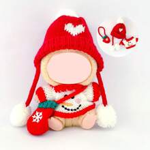 (仅衣服) Labobo 圣诞连体衣 可穿 17cm 第一代/第二代 Labobo 娃娃衣服 - 彩色 - 查看 20