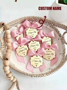 256/128/64/32/16/8/4 buc etichete acrilice personalizate cu oglindă, etichete "Salvați data", cu găuri, inci, pot fi folosite ca favoruri pentru baby shower, favoruri pentru petreceri de nuntă, etichete cu nume personalizate pentru articole lucrate manual, etichete cu nume de nuntă, etichete cu nume personalizate