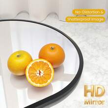 OLIXIS 20"X30" Arched Gold Bathroom Mirrors For Wall, Bathroom Mirrors For Over Sink, Metal Framed With HD Shatter-Proof Glass For Entryway, Living Room, Bedroom - màu đen - Xem 4