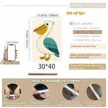 1 gerahmtes/Leinwand Wandkunst, Dinosaurier Tier Thema Dekoration. Badezimmer Wanddekoration. Themen Poster, Schlafzimmer Dekoration, Raumdekoration, Heimdekoration, Ornamente, Winterdekoration für Zuhause, Wanddekoration. Geeignet für Kinderzimmer, Kinderzimmer, Jungen- und Mädchen-Partyräume, Kita-Klassenzimmer Dekoration, wasserfestes Material. Kopfteil Dekorative Tapete, Party Deko Geschenke. Badezimmer Wanddekoration.