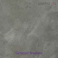 1 Peça - Piso Vinílico Adesivo Pietruzza - Padrão Pedra - 0,2m2 - Autocolante - 45,7 X 45,7 - 2mm Espessura - Cemento Bruciato - Visão 2