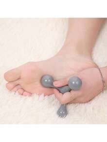 1 pieza Masajeador manual mini con 4 bolas transparentes, herramienta de masaje corporal para cuello, columna vertebral, cintura, piernas y espalda, alivia la tensión, relaja los músculos, diseño de punto de presión en forma de triángulo - Ligero y portátil, duradero, unisex, adecuado para todas las estaciones, regalo ideal para amante/amigo/anciano, Navidad, Año Nuevo, sin batería requerida - Multicolor - Ver 6