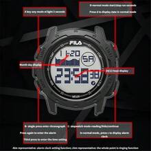 FILA Digital Sport Watch – Retro LED Display, Stopwatch & Alarm | Streetwear Style, Casual Fitness Watch & Gift Choice - one-size - View 8