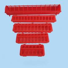 1 件耐用家禽喂食器，适用于鸟类、雀类、雏鸡、鸡、鸭、鹅 - 非电动，易于清洁的圆形饮水器，带安全盖，非常适合农场和后院喂鸟，防倾倒设计，适用于雏鸡、鸡饲料槽、鸡喂食器、鸡食碗、鸽子、鹌鹑 - 彩色 - 查看 4